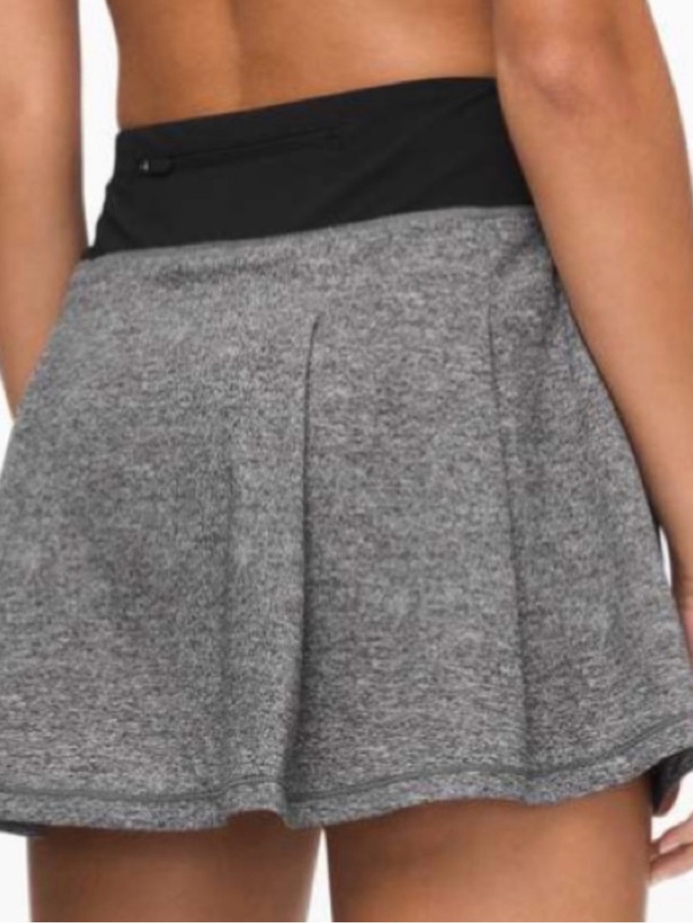 Lululemon Heather Grey Pace Rival Skort - Picture 2 of 7